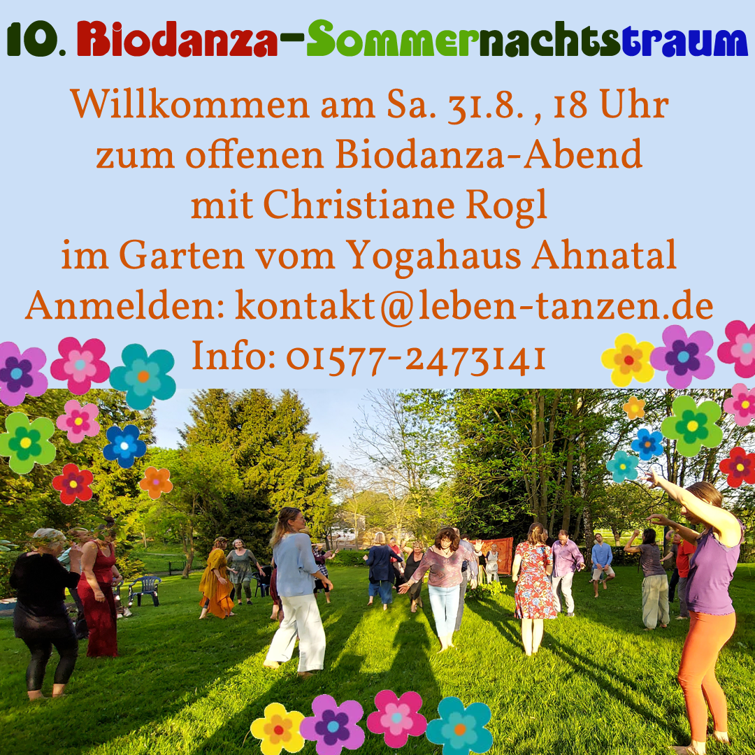 Biodanza Sommernachtstraum mit Christiane Rogl